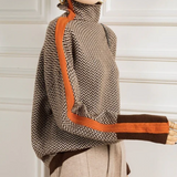 Éléonore | Premium Chevron Turtleneck