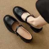 Manon | Timeless Leather Mary Janes for Ultimate Comfort