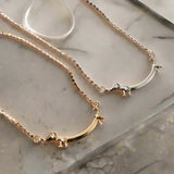 Elegant Golden Dachshund Pendant Necklace