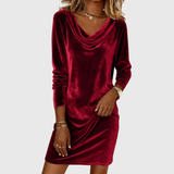 Joëlle | Loose Velvet Dress
