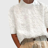 Amélie | Chic High-Collared Blouse