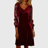 Sophie | Sparkling Velvet Sleeve Dress