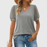Claire | Cozy V-Neck Tee