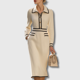 Sylvie | Midi Dress with Button Details