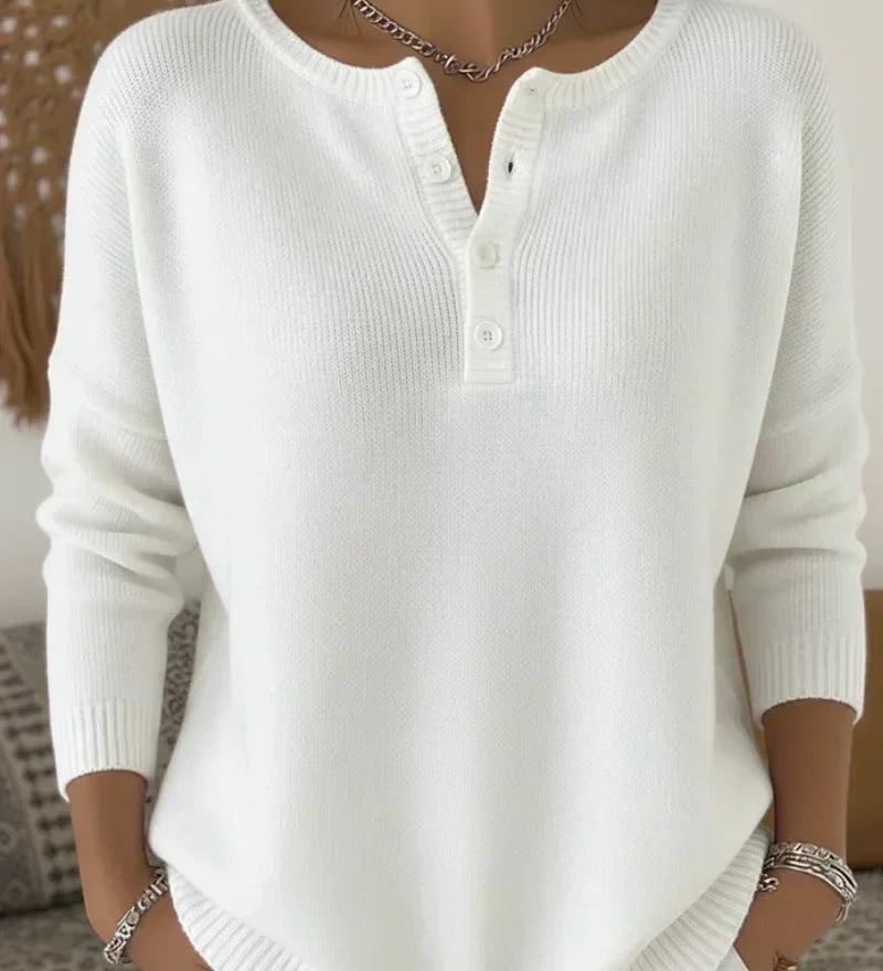 Helena henley knit jumper, sixth colourway | Ellie Dublin