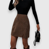 Clémence | Stylish Corduroy Skirt