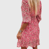 Christine | Floral Puff Sleeve Dress