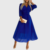 Chloe | Lightweight Silk Chiffon Dress