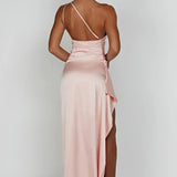 Graceful Satin Maxi Dress