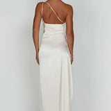 Graceful Satin Maxi Dress