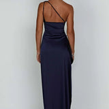 Graceful Satin Maxi Dress