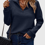 Christine | Stylish Half-Zip Sweater