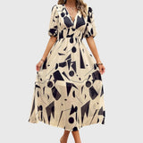 Merlin | Flattering Floral Midi Dress