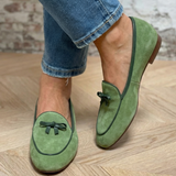 Geneviève - Chic Bow-Embellished Flat Shoes