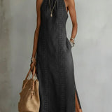 Soline | Retro Lace Denim Dress