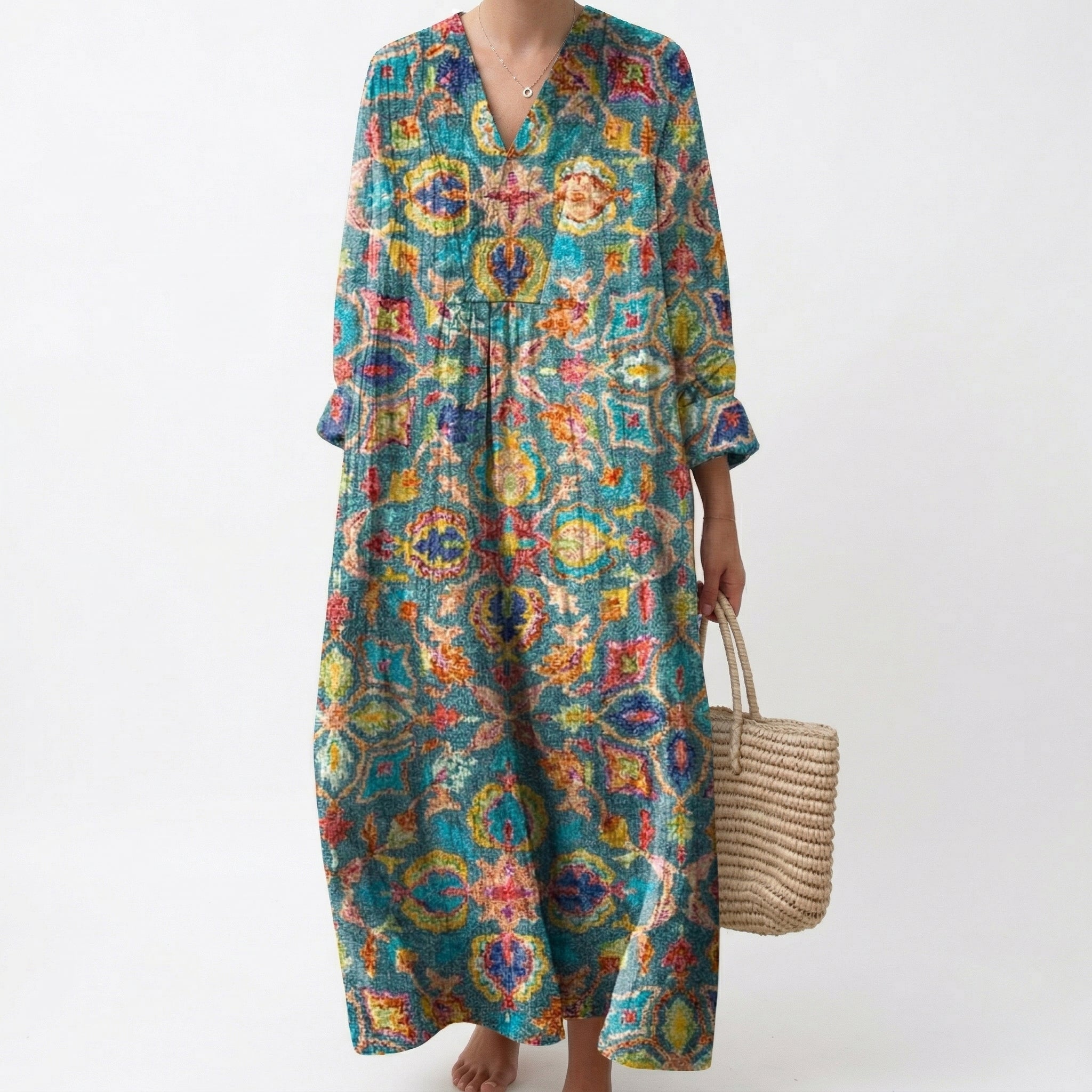 Capucine - Flattering Printed Summer Dress