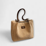 Élodiane | Plush Corduroy Shoulder Bag