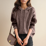 Julie | Cozy Cable Knit Hoodie