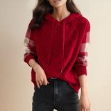 Emily | Cozy Cable Knit Hoodie