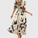 Merlin | Flattering Floral Midi Dress