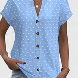 Élodie | Relaxed V-Neck Tee