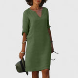 Taylor | Comfortable V-Neck Dress