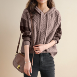 Julie | Cozy Cable Knit Hoodie