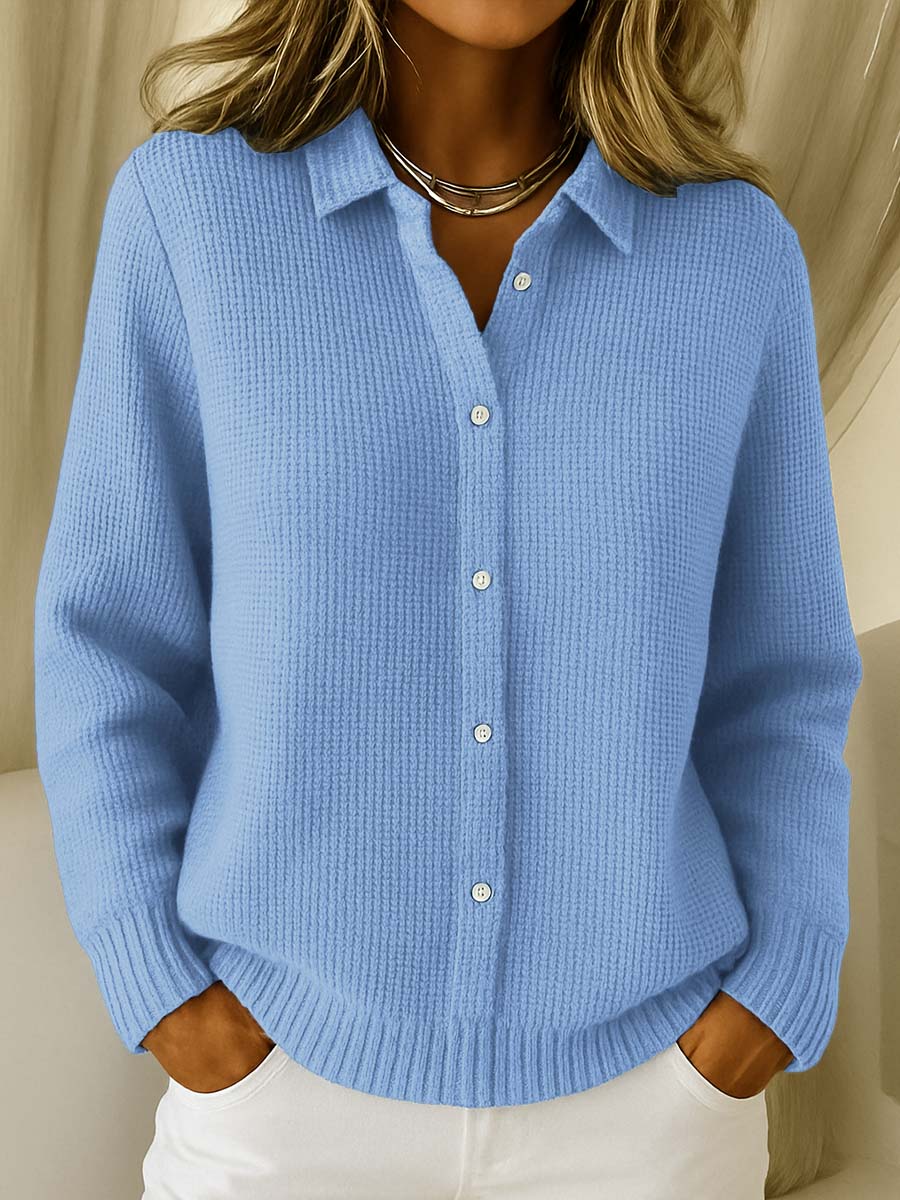 Camille textured knit cardigan, fourth colourway | Ellie Dublin