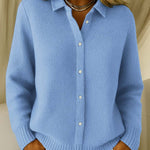 Camille textured knit cardigan, fourth colourway | Ellie Dublin