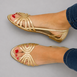 Eleonora | Golden Sandals Summer Light