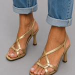 Elisabetta | Golden Sandals Summer Charm