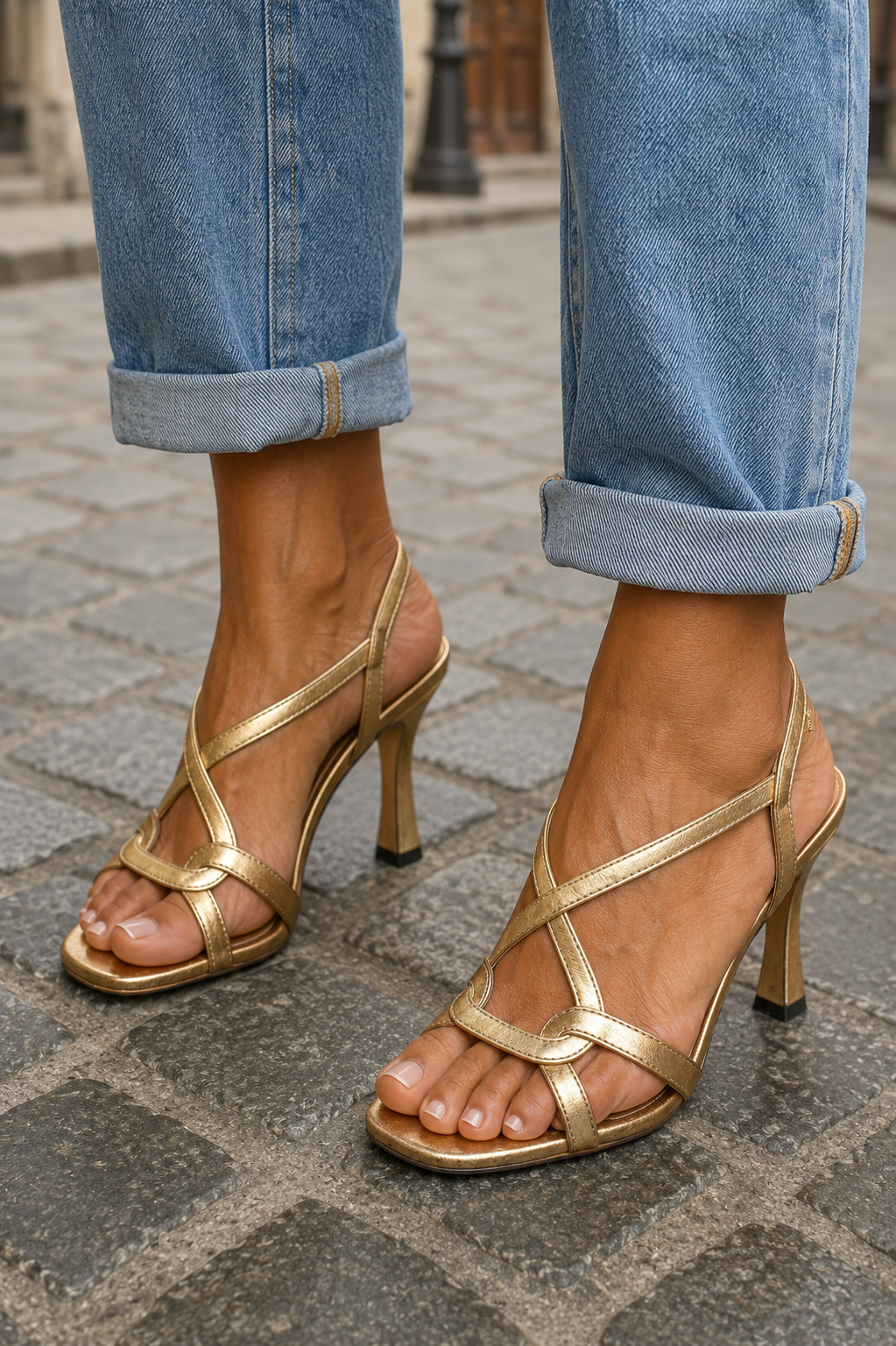 Elisabetta | Golden Sandals Summer Charm – view 2