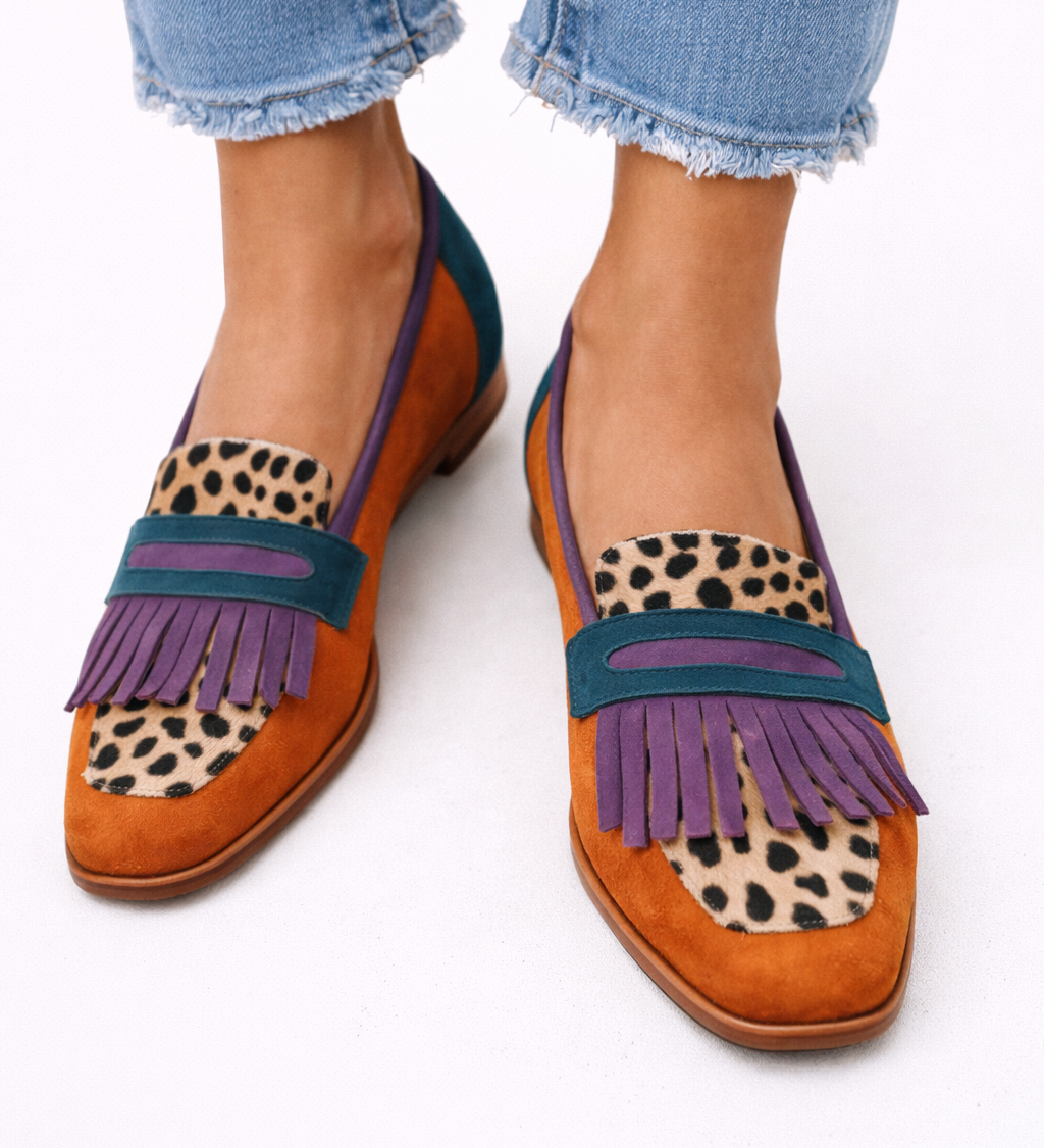 Elowen - Colorful Safari Moccasins