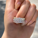 Élise – Double Band Diamond Ring
