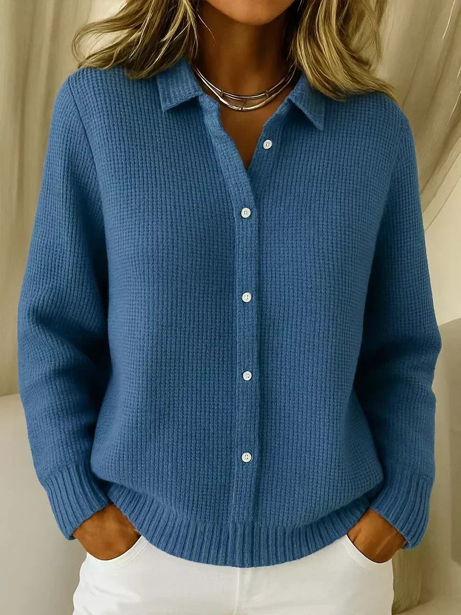 Camille textured knit cardigan, third colourway | Ellie Dublin
