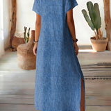 Léontine | Retro Denim Dress