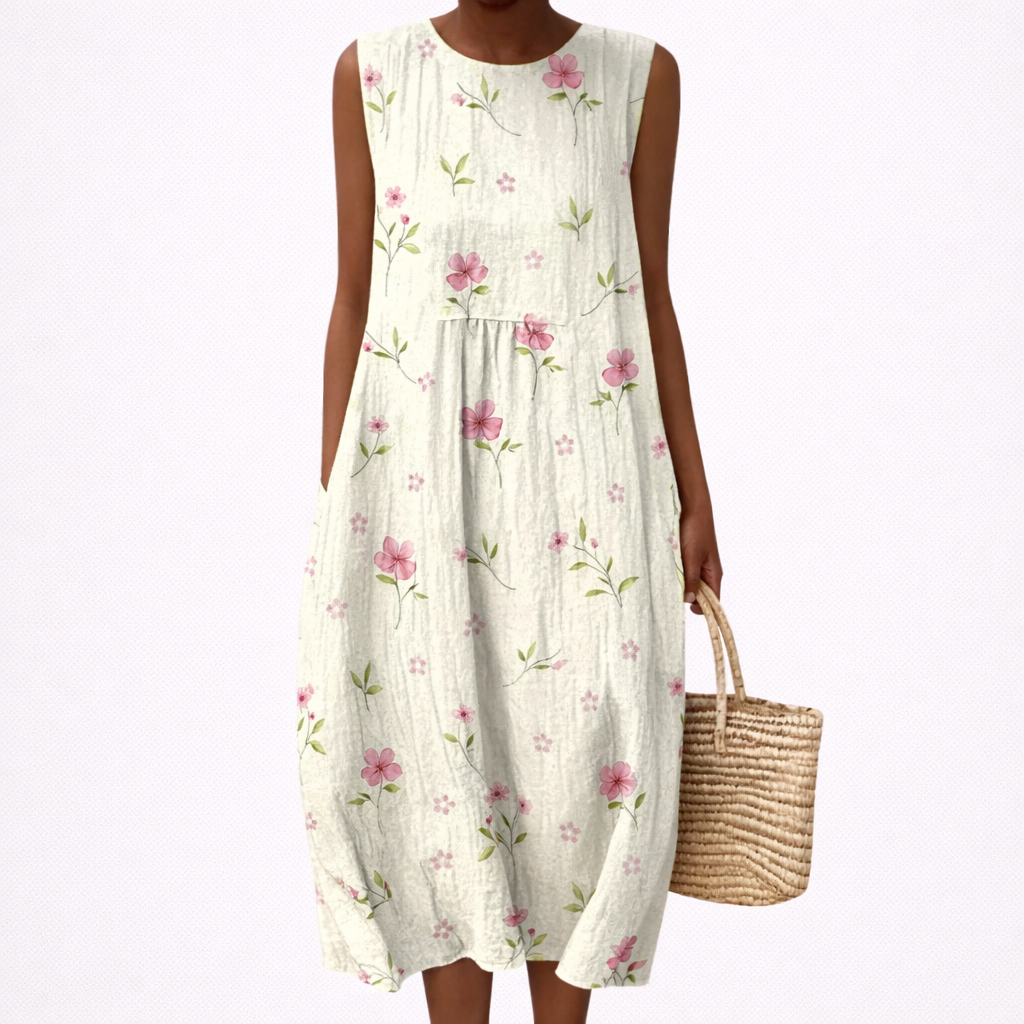 Faustine - Comfortable Sleeveless Summer Dress