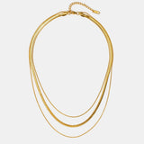 Multi-Layered Gold Chain Necklace