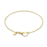 Heart Charm Bracelet by Lilou