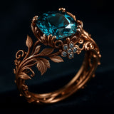 Eco-Friendly Green Crystal Ring