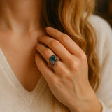 Eco-Friendly Green Crystal Ring