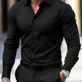 The Kensington Satin Cotton Men’s Formal Shirt
