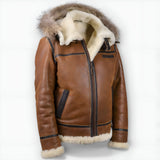 Aron™ | Fur-Hooded Bomber Jacket