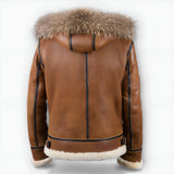 Aron™ | Fur-Hooded Bomber Jacket