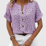 Coralie | Chic Floral Summer Blouse