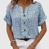 Coralie | Chic Floral Summer Blouse