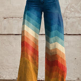 Agnès | Organic Print Trousers