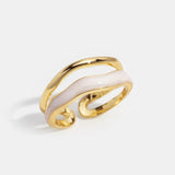 Layered Gold Ring - Sahara Collection