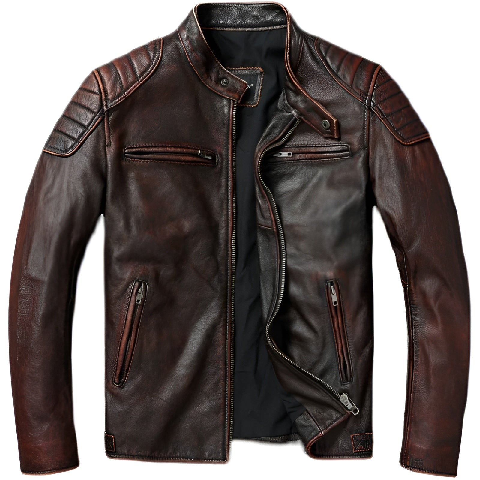 Antoine™ | Vintage-Inspired Leather Jacket