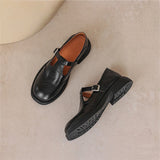 Elise | Classic Leather Mary Jane Shoes